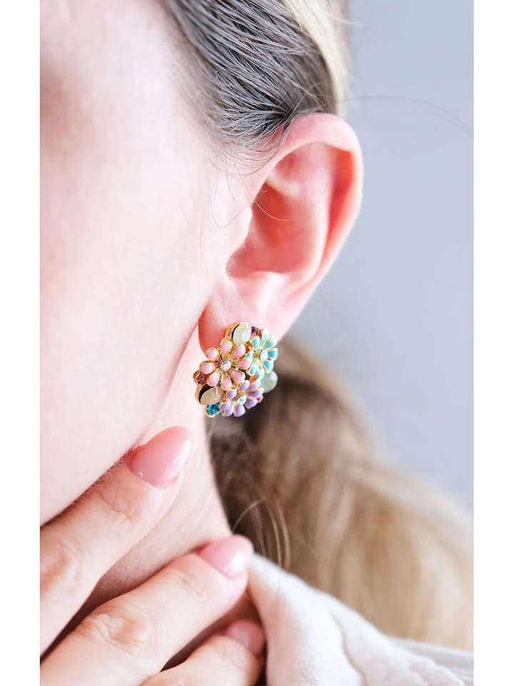 Lodie Silver Kolczyki-wkrętki z cyrkoniami