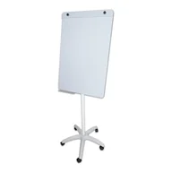 Tablice i flipcharty - Magnetyczny suchościeralny mobilny flipchart bezramowy 70x100 cm Czerwone obrzeże - miniaturka - grafika 1