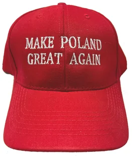 CZAPKA BEJSBOLÓWKA HAFT MAKE POLAND GREAT AGAIN - Czapki i chusty sportowe męskie - miniaturka - grafika 1