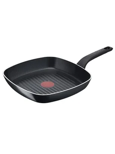 Tefal Patelnia grillowa "Easy Cook & Clean" w kolorze czarnym - 26 x 26 cm - Patelnie - miniaturka - grafika 1