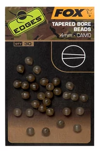Fox Koralik Edges Camo Tapered Bore Bead 4mm 30szt - Inne akcesoria dla wędkarzy - miniaturka - grafika 1