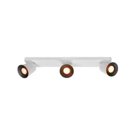 Lampy sufitowe - Biała lampa sufitowa z metalowym kloszem 9x53 cm Elli – GTV - miniaturka - grafika 1