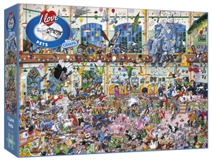 G3 Gibsons Puzzle 1000 Kocham zwierzęta - Puzzle - miniaturka - grafika 1