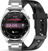 Smartwatch - Giewont Vertex SmartCall GW450-4 Silver/Carbon Silikon - miniaturka - grafika 1