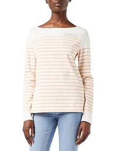 G-STAR RAW, Damska koszulka w paski z grafiką, Wielokolorowy (Mlek/brzoskwiniowy nugat D21239-c787-d102), XS - Koszulki i topy damskie - miniaturka - grafika 1