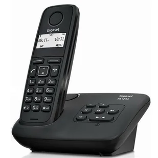 Gigaset, Telefon bezprzewodowy, AL117A, Black - Telefony stacjonarne - miniaturka - grafika 1