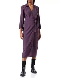Sukienki - Sisley Sukienka damska, Nocturnal Purple 35n, 44 - grafika 1