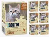 Mokra karma dla kotów - Bozita Cat Siekany Kurczak W Galaretce 6 x 370g - miniaturka - grafika 1
