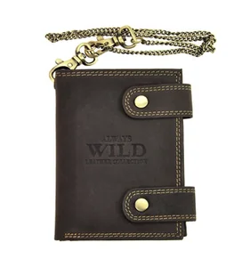 WILD skórzany porfel męski 2901-BIC z łańcuchem 2901-BIC - Portfele - miniaturka - grafika 1