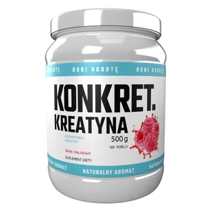Konkret Kreatyna Monohydrat Smak Malinowy 500 g Najwyższa Jakość! - Kreatyna - miniaturka - grafika 1