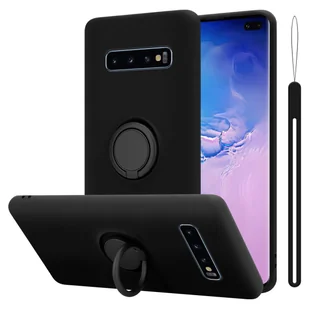 Pokrowiec Do Samsung Galaxy S10 4G w LIQUID CZARNY Etui TPU Obudowa Ochronny Case Cover Plecki Cadorabo - Etui i futerały do telefonów - miniaturka - grafika 1