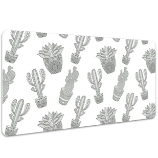 Mata ochronna na blat Meksykańskie kaktusy 100x50cm, Dywanomat - Podkładki na biurko - miniaturka - grafika 1