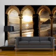Fototapety - Fototapeta samoprzylepna - Zamek na plaży (rozmiar 98x70) - miniaturka - grafika 1