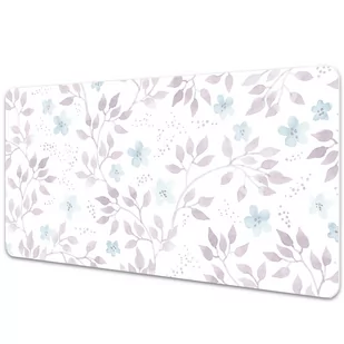 Mata ochronna na biurko Gałązki z liśćmi 100x50 cm - Podkładki na biurko - miniaturka - grafika 1