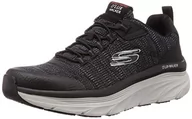 Buty trekkingowe męskie - Skechers Męskie buty trekkingowe BKW 232045, czarny biały, 41.5 EU - miniaturka - grafika 1