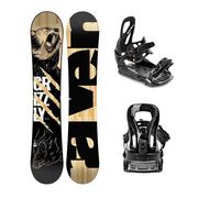 Deski snowboardowe - Deska Raven Grizzly 2023 z wiązaniami Raven s230 black - miniaturka - grafika 1