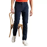 Spodnie męskie - Superdry Core Slim Chiński Spodnie męskie, Rdzeń Navy, 34W / 32L - miniaturka - grafika 1