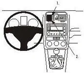Uchwyty samochodowe do telefonów - ProClip do Volkswagen Golf V 07-09 - miniaturka - grafika 1