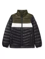 Kurtki i płaszcze dla chłopców - JACK&JONES JUNIOR JJEHERO Puffer Collar JNR kurtka chłopięca, różowy/szczegóły: czarny/biały blok, 176, Rodzynka/szczegóły: czarny/biały, 176 - miniaturka - grafika 1