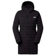 Kurtki i kamizelki sportowe damskie - Damski płaszcz puchowy The North Face W Belleview Stretch Down Parka Rozmiar: S / Kolor: czarny/biały - miniaturka - grafika 1