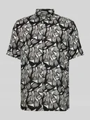 Koszule męskie - Koszula casualowa regular fit z kołnierzykiem typu kent - miniaturka - grafika 1