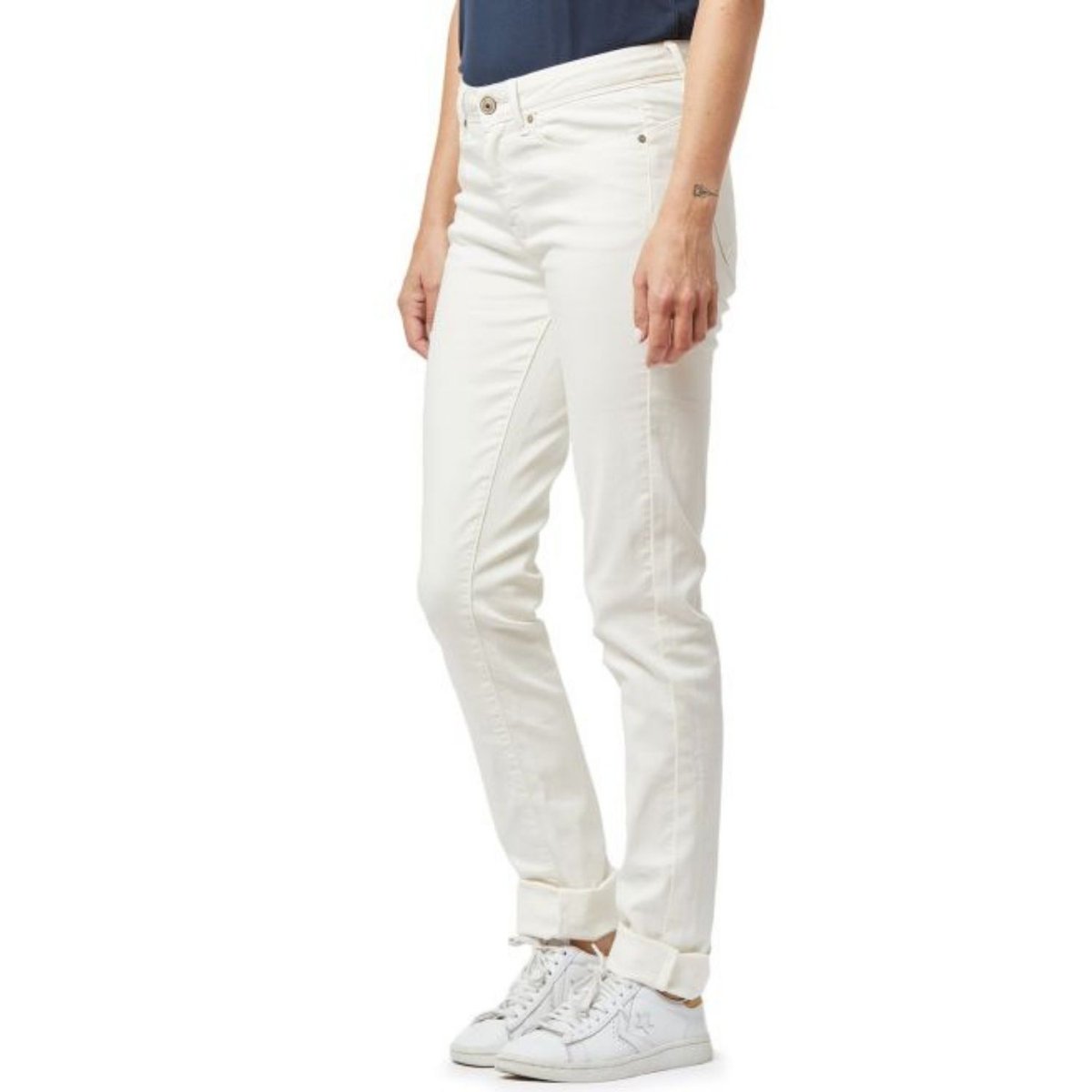 Spodnie damskie Lee Cooper Jana jeansowe slim kremowe-W33