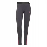 Legginsy - Legginsy damskie adidas Loungwear E szare H07769 XS - miniaturka - grafika 1