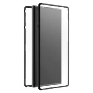Etui i futerały do telefonów - Black Rock - Etui ze szkła 360 stopni, pasuje do Samsung Galaxy S23 Ultra I, etui na telefon komórkowy, magnetyczne zamknięcie, osłona (przezroczyste z czarną ramką) - miniaturka - grafika 1
