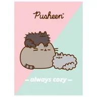 Zeszyty szkolne - St. Majewski Zeszyt A4 Pusheen laminowany kratka 32 kartki - miniaturka - grafika 1