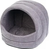 Legowiska dla kotów - Diamsil DIAMSIL-BUDA OWAL SZARA 1 48x42x45 - miniaturka - grafika 1