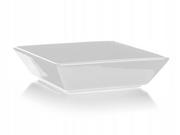 Talerze - TALERZ GŁĘBOKI biały KWADRATOWY na zupę MITO obiadowy BANQUET - miniaturka - grafika 1