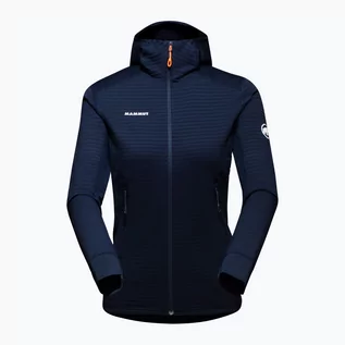 Kurtki i kamizelki sportowe damskie - Mammut Mammut Aconcagua Light ML Hooded Jacket Women, marine L 2021 Kurtki wspinaczkowe 1014-02870-5118-115 - grafika 1