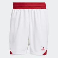 Spodenki męskie - Męskie Spodenki ADIDAS M ICON SQUAD S HH9348 – Biały - miniaturka - grafika 1