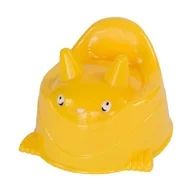 Nocniki - Nocnik tradycyjny plastikowy toaletka dla dzieci kibelek krzesełko żółty UC07001-2 - miniaturka - grafika 1