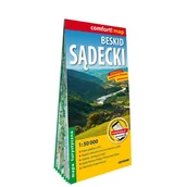 Przewodniki - Beskid Sądecki laminowana mapa turystyczna 1:50 000 - Opracowanie zbiorowe - książka - miniaturka - grafika 1