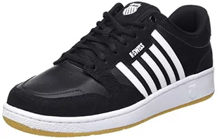 K-Swiss Męskie tenisówki miejskie, czarne/białe/gumowe, 10 UK - Trampki męskie - miniaturka - grafika 1