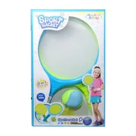 Piłki dla dzieci - SWEDE Rakietki plażowe  piłka  lotka 24X39X6 WB SWEDE Q6397 Eurotrade-5902496165940 - miniaturka - grafika 1