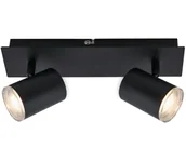 Lampy sufitowe - Briloner 10476221 - Łazienkowe oświetlenie punktowe 2xGU10/5W/230V IP44 czarne - miniaturka - grafika 1