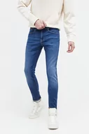 Spodnie męskie - Tommy Jeans jeansy męskie kolor granatowy - miniaturka - grafika 1