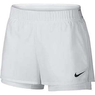 Nike Szorty damskie W Nkct Flex-939312 biały biały (biały/czarny) XL - Spodenki damskie - miniaturka - grafika 1