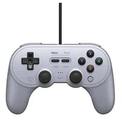 Kontrolery gier na PC - 8BitDo Pro2 Wired Gamepad - Grey Ed. - miniaturka - grafika 1