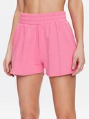 Spodenki damskie - Guess Szorty sportowe Dalya V3GD07 KAIJ1 Różowy Loose Fit - miniaturka - grafika 1