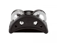 Instrumenty perkusyjne - Meinl Percussion meinl Percussion cfjs2s-BK Tambourine ze stali nierdzewnej o obejmy dla stóp i płyty MDF Ramka czarna CFJS2S-BK - miniaturka - grafika 1