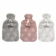 Termofory - Termofor w futerku Florina Fur 2 l mix dekoracji - miniaturka - grafika 1