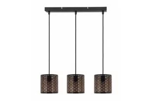 Tuluza lampa wisząca 3xE27 czarna 340503-02 - Lampy sufitowe - miniaturka - grafika 1