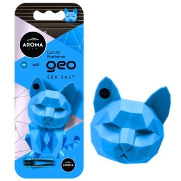 Zapach Do Samochodu Aroma Car Geo Cat Kot 3D Sea Salt Odświeżacz
