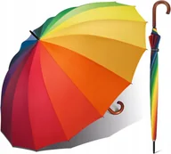 Parasole - PARASOL PARASOLKA DAMSKA HAPPY RAIN DŁUGA - miniaturka - grafika 1