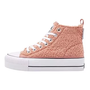 Koszulki i topy damskie - British Knights Kaya Mid damskie buty typu sneaker High-Top, stary róż, 36 EU - grafika 1