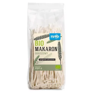 Niro MAKARON (ORKISZOWY) SPAGHETTI LUKSUSOWY BIO 250 g - - Makaron - miniaturka - grafika 1