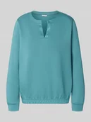 Bluzy damskie - Bluza o kroju regular fit z dodatkiem wiskozy - miniaturka - grafika 1